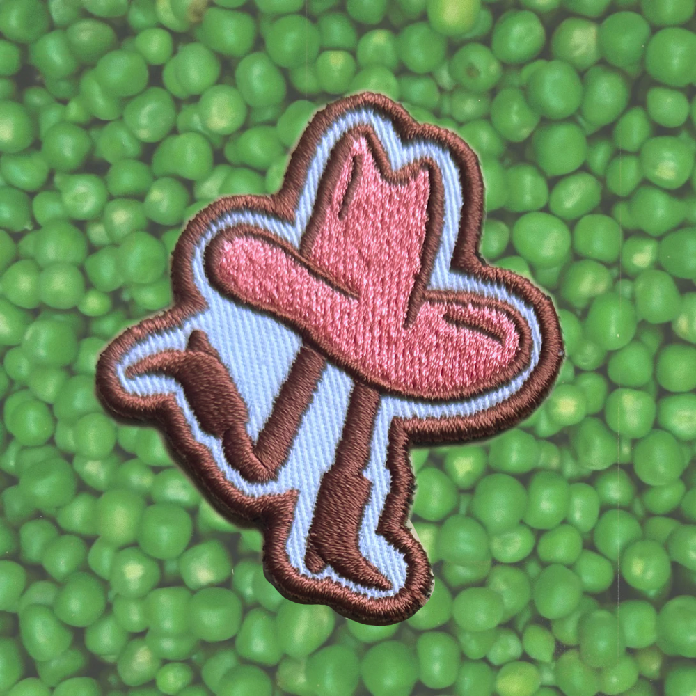 COWBOY HAT WITH BOOTS PATCH