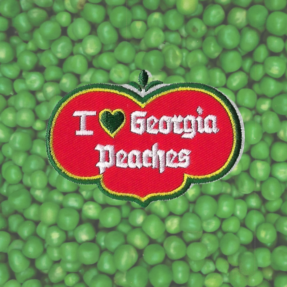 I LOVE GA PEACHES PATCH