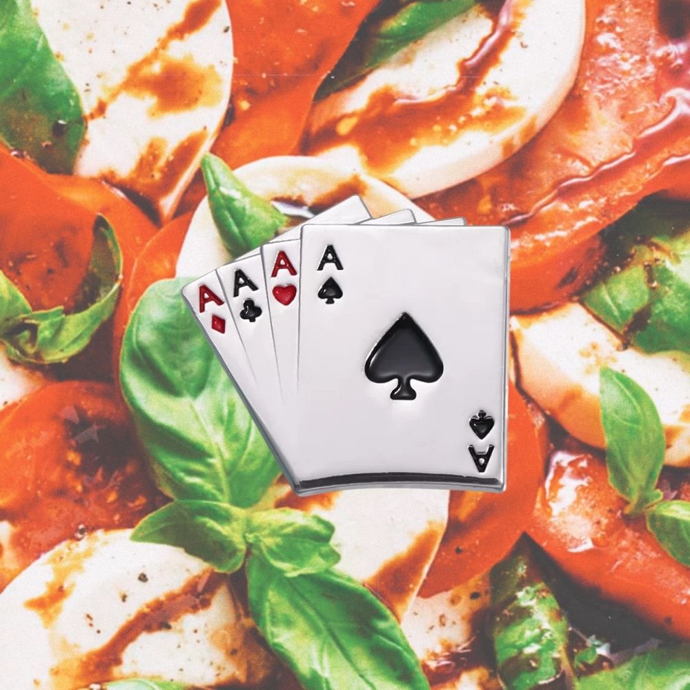 ACE OF SPADES CARD PIN