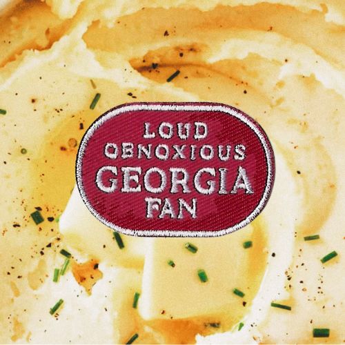 LOUD OBNOXIOUS GEORGIA FAN PATCH