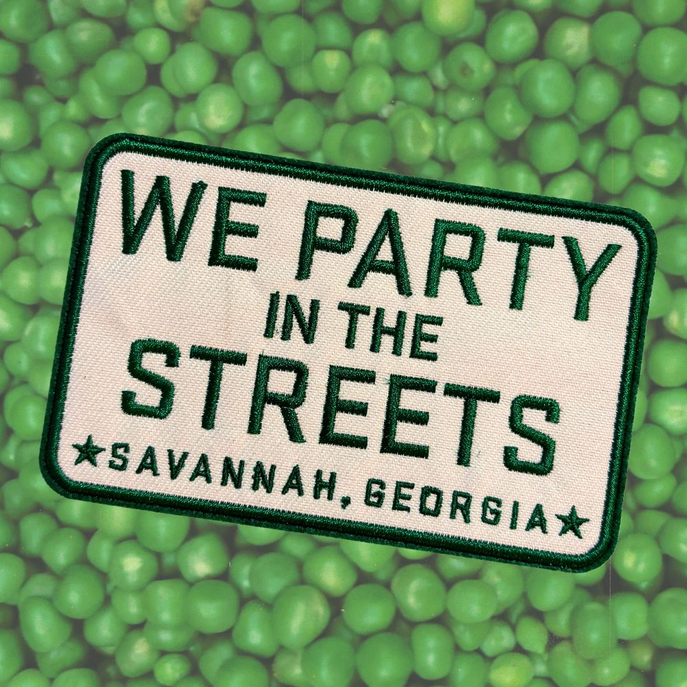 WE PARTY IN THE STREETS PATCH