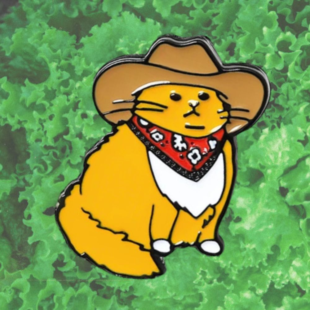 COWBOY CAT PIN