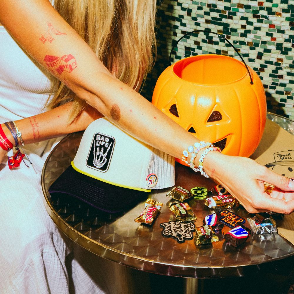 RAD LIFE SKELETON TRUCKER HAT