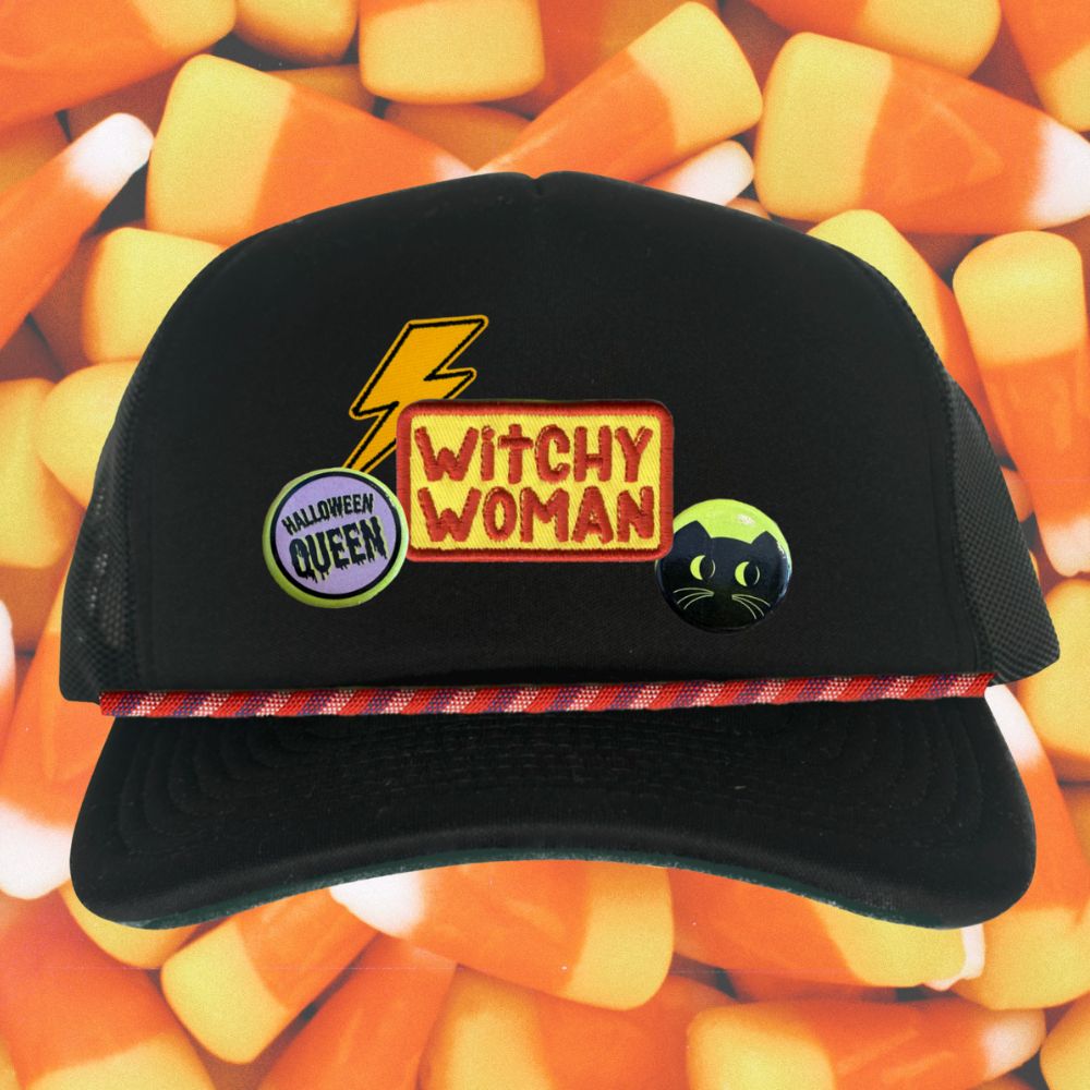 WITCHY WOMAN TRUCKER HAT