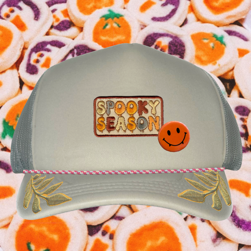 SPOOKY VIBES TRUCKER HAT