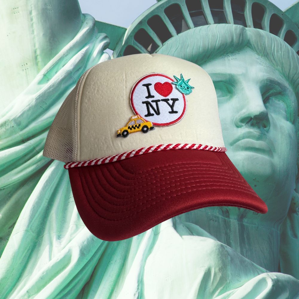 I LOVE NY TAXI TRUCKER HAT