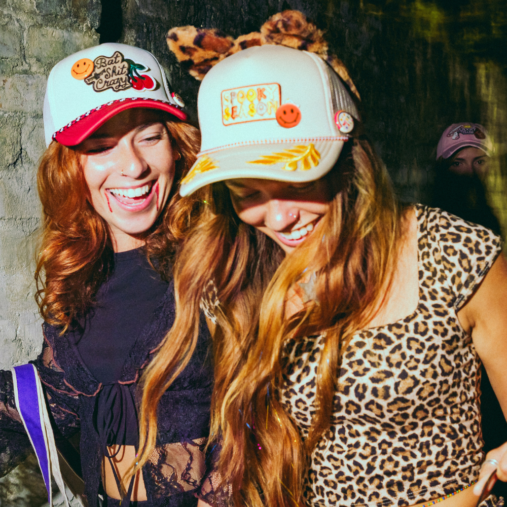 SPOOKY VIBES TRUCKER HAT