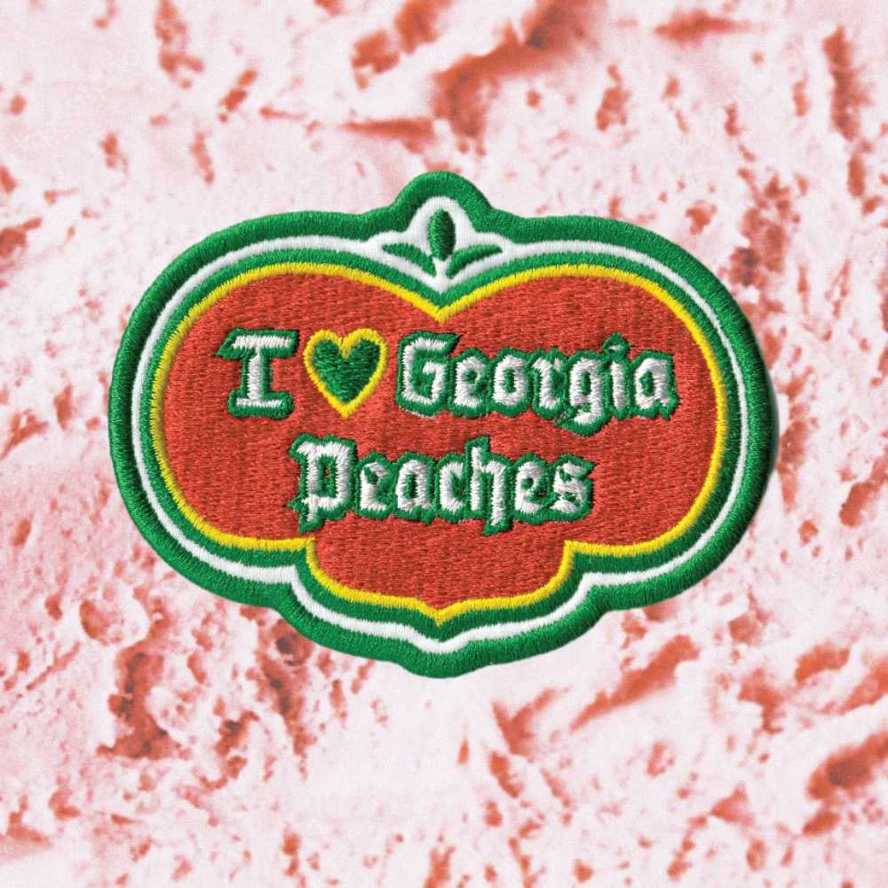 I LOVE GA PEACHES PATCH