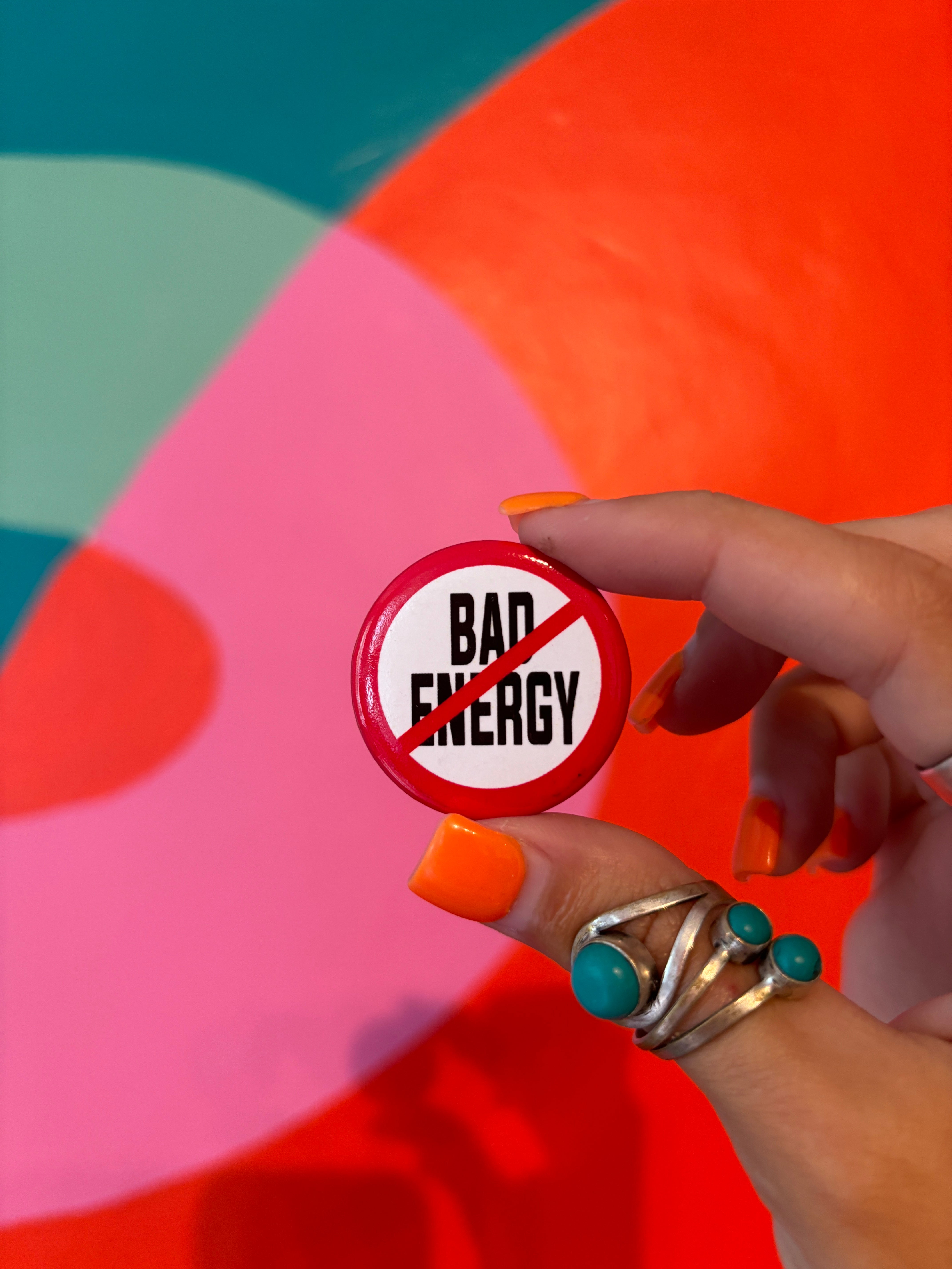 NO BAD ENERGY BUTTON