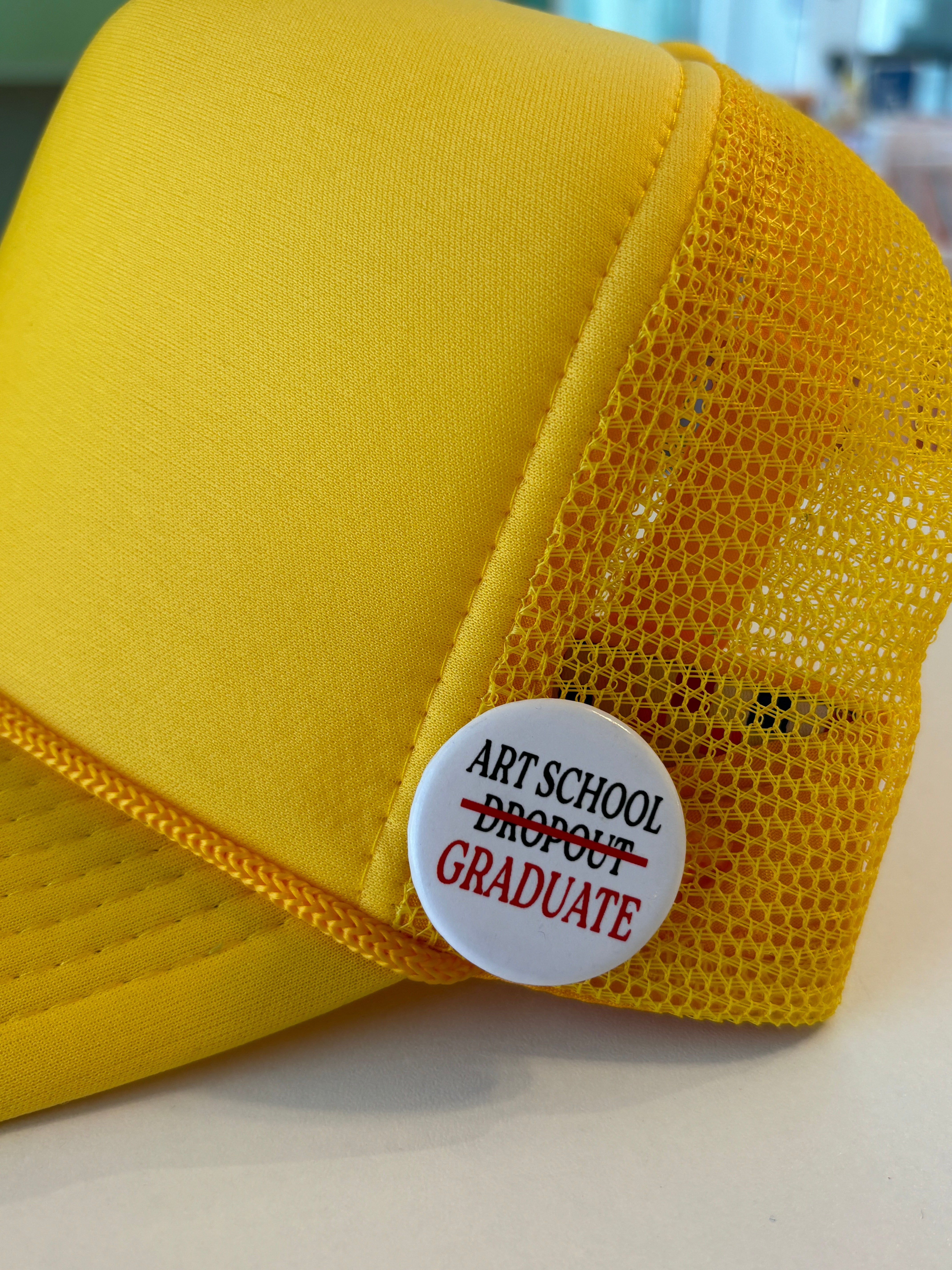 ART SCHOOL GRAD BUTTON