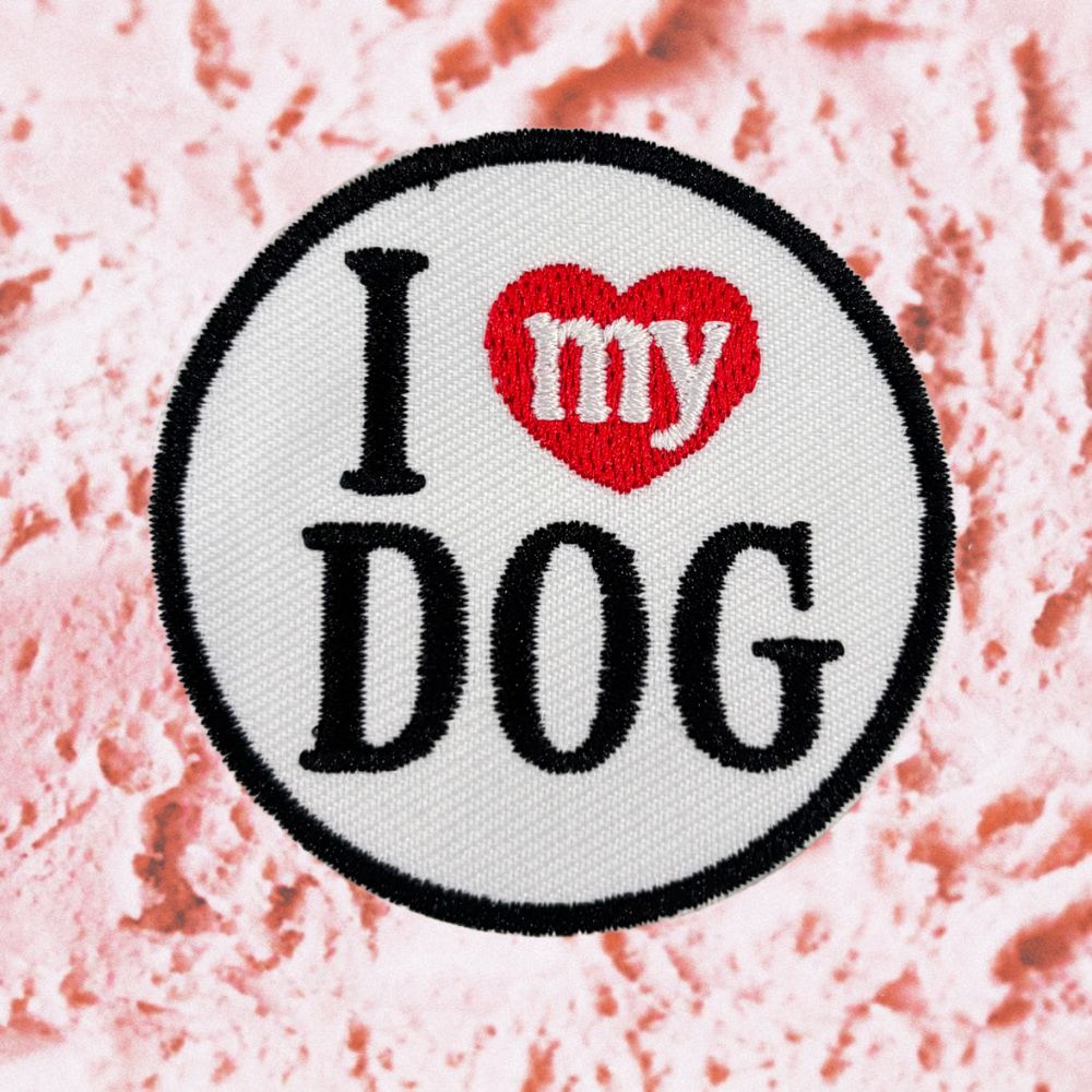 I LOVE MY DOG PATCH