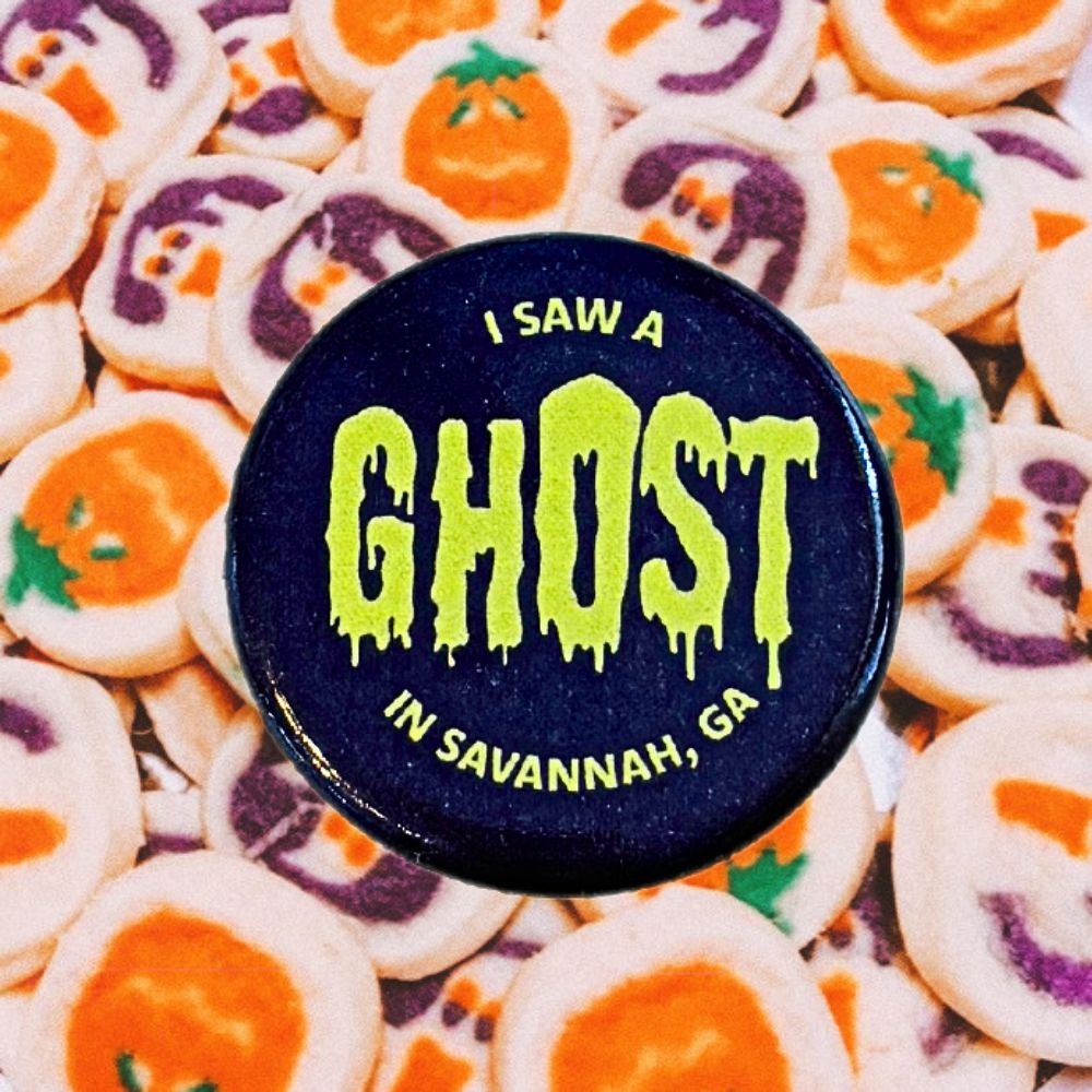 SAW A GHOST BUTTON