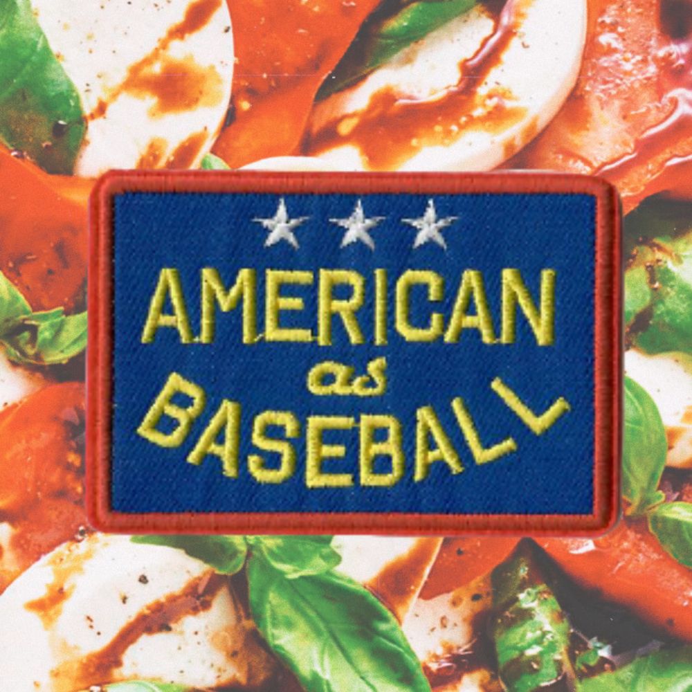 AMERICAN AS BASEBALL PATCH