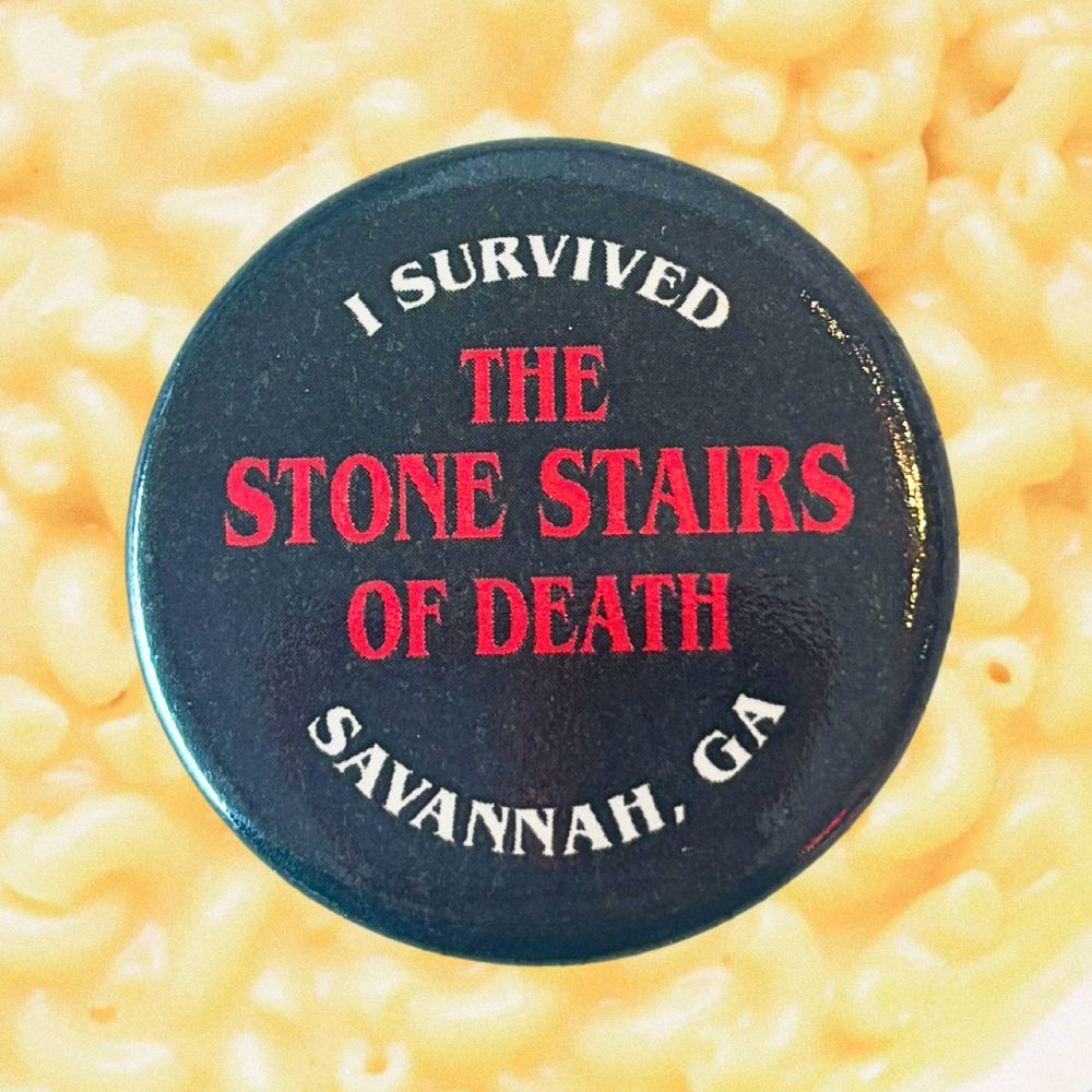 SURVIVED STONE STAIRS BUTTON