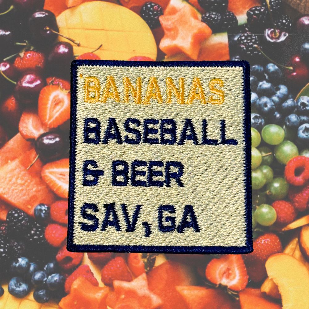 BANANAS BASEBALL AND BEER PATCH