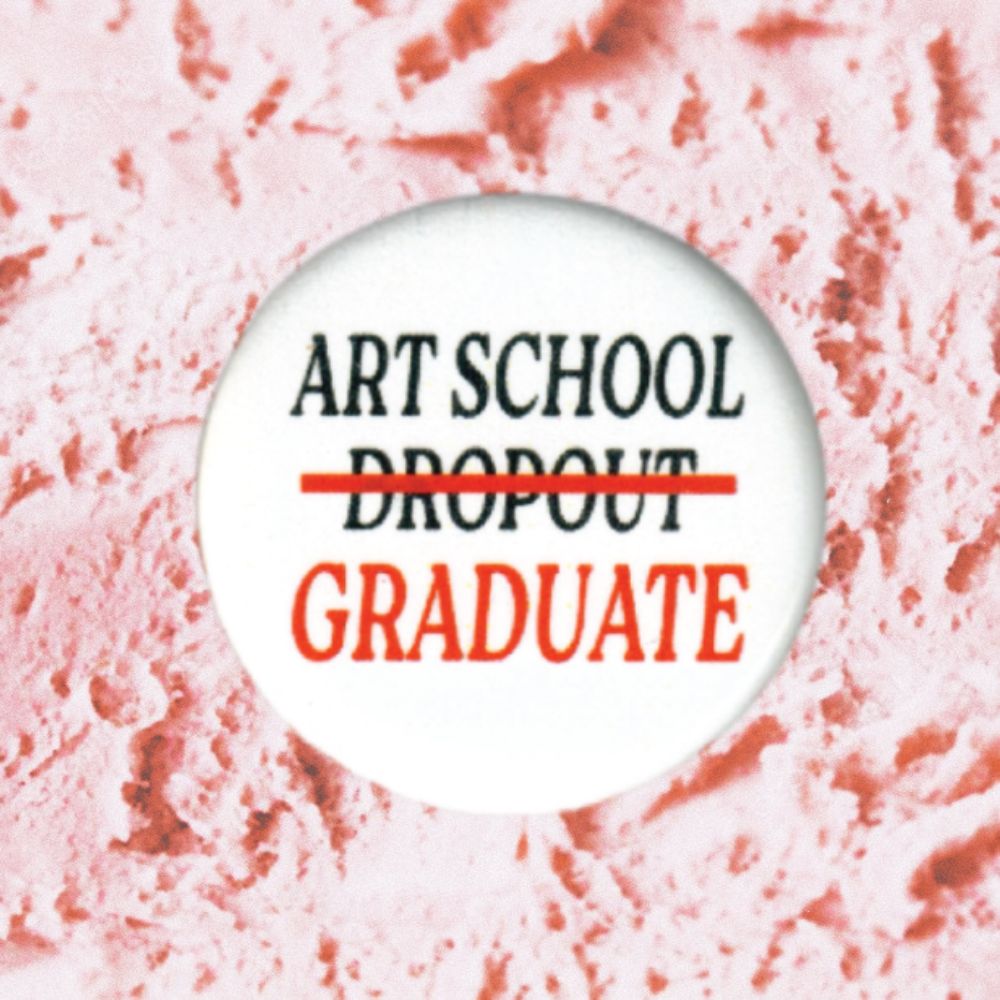 ART SCHOOL GRAD BUTTON